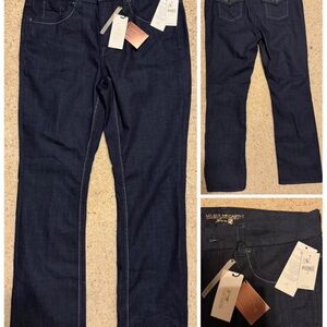 Melissa McCarthy Women's Dark Blue Straight Leg Jeans